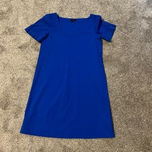 Blue short sleeve dress